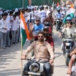 Tricolour bike rally held in Trehgam ahead of Independence Day