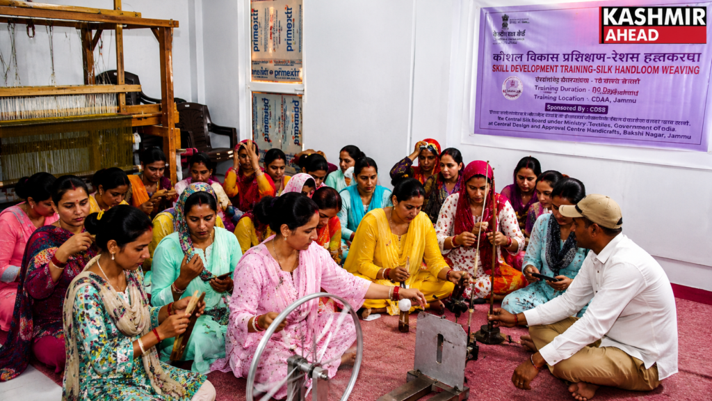 Rural women in Udhampur empowered through Samarth Scheme Wool processing and handloom training