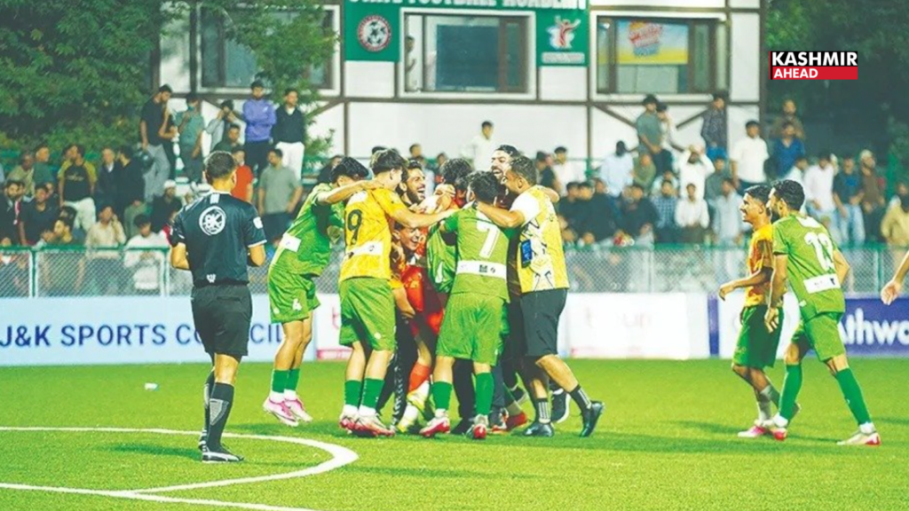 Aqua Kashmir Avengers FC celebrate their way into KSL Season 2 Final