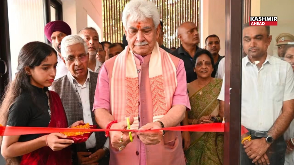 J&KLG Manoj Sinha inaugurates new facilities at University of Jammu