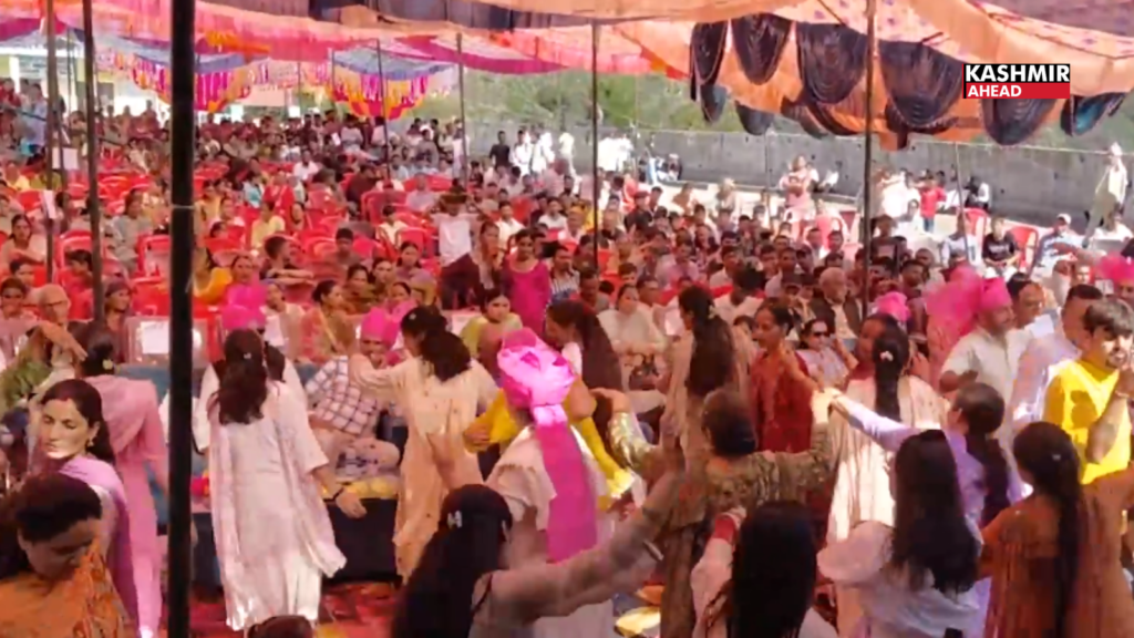 Kathua, Jammu and Kashmir: A local says, “This is our Vasuki Nag Yatra, which has been taking place for centuries. The yatra starts from Duggan and goes to Kailash Ghat. Exactly eight days later, a four-day programme is held here in Duggan…”