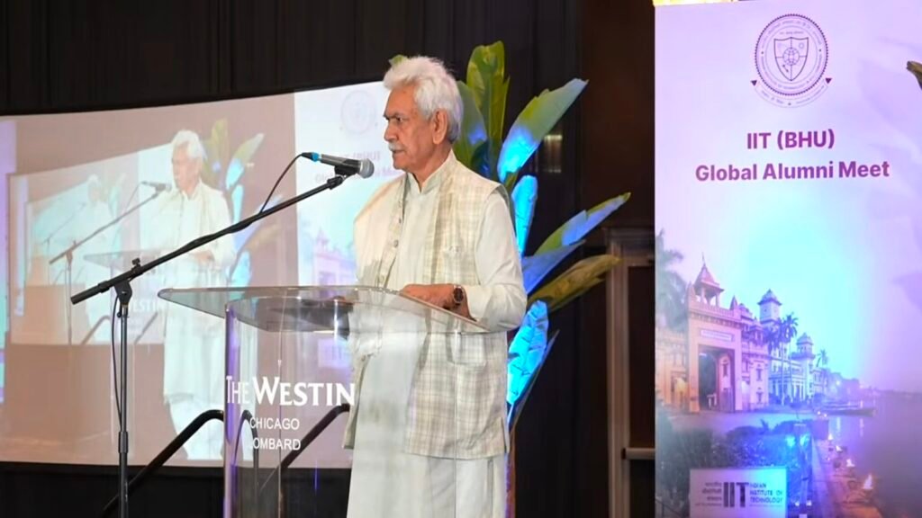 LG Manoj Sinha calls for “Responsible AI” anchored in human oversight at IIT (BHU) Global Alumni Meet in Chicago
