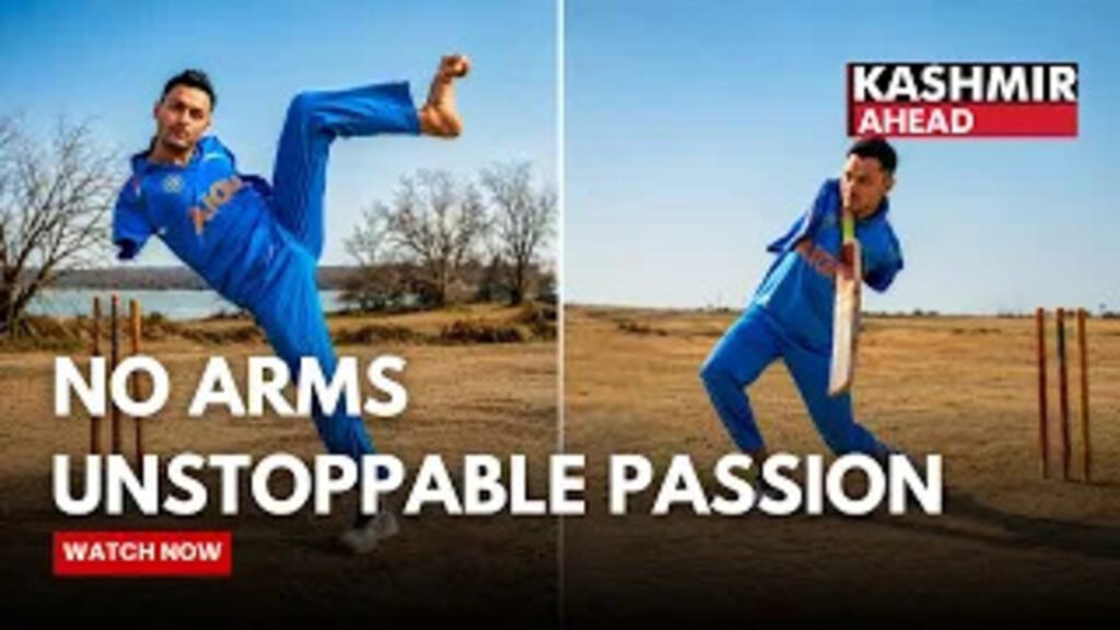 Aamir Hussain Lone: The J&K Cricketer Who Bats Without Arms, Inspires a Generation