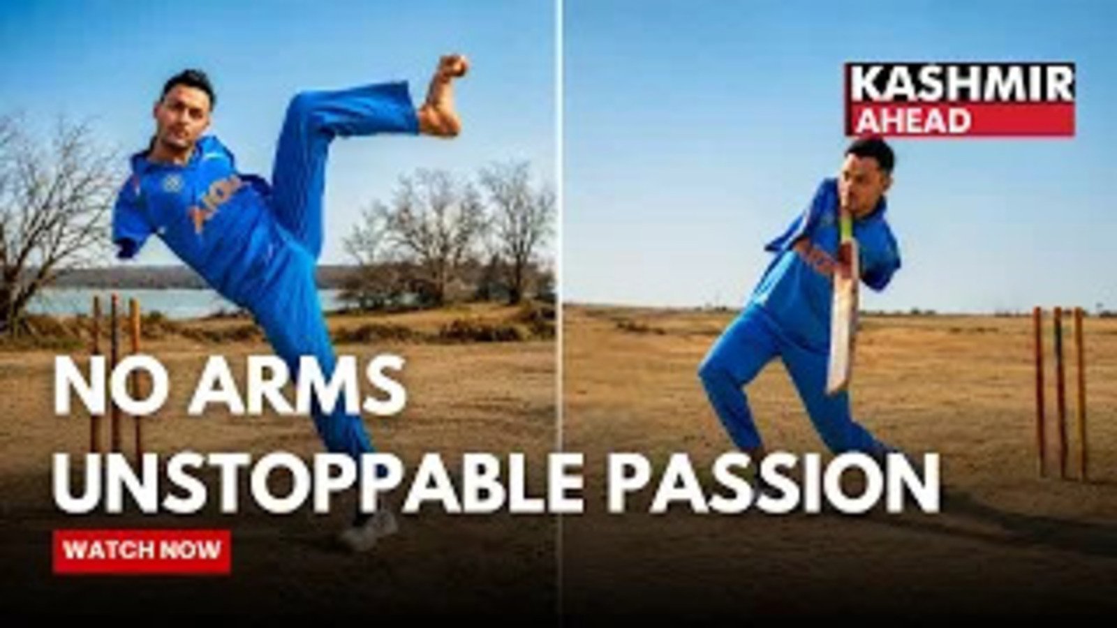 Aamir Hussain Lone: The J&K Cricketer Who Bats Without Arms, Inspires a Generation