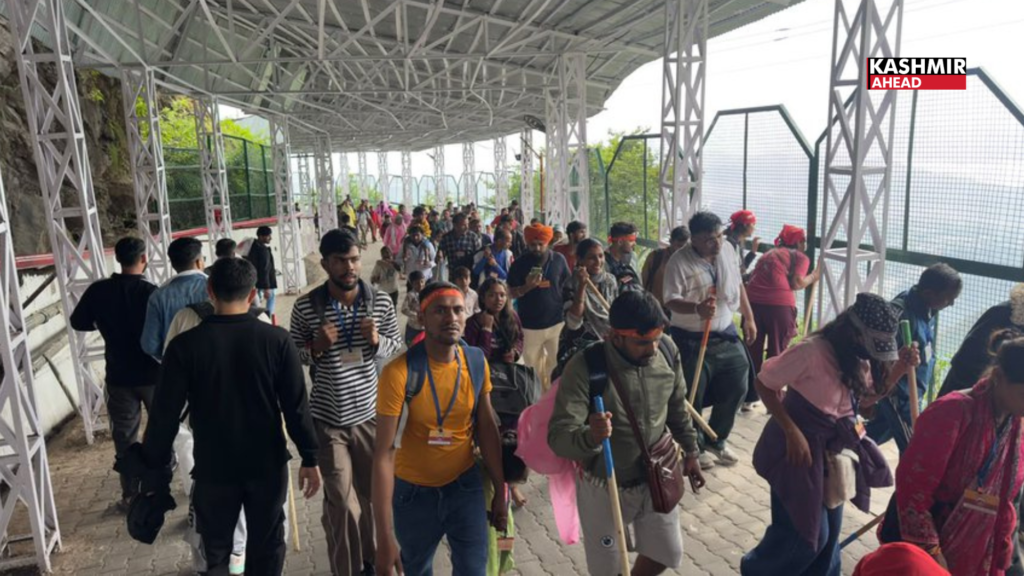 Vaishno Devi Shrine sees massive Navratri rush as pilgrim count crosses 95,000 in two days