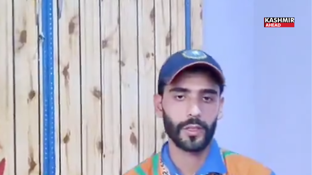 Syed Muntazir of Kulgam invited to India team camp ahead of Asian Tennis Ball Cricket Championship
