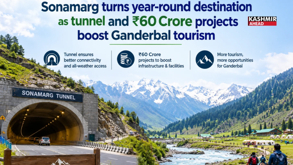 Sonamarg turns year-round destination as tunnel and ₹60 Crore projects boost Ganderbal tourism