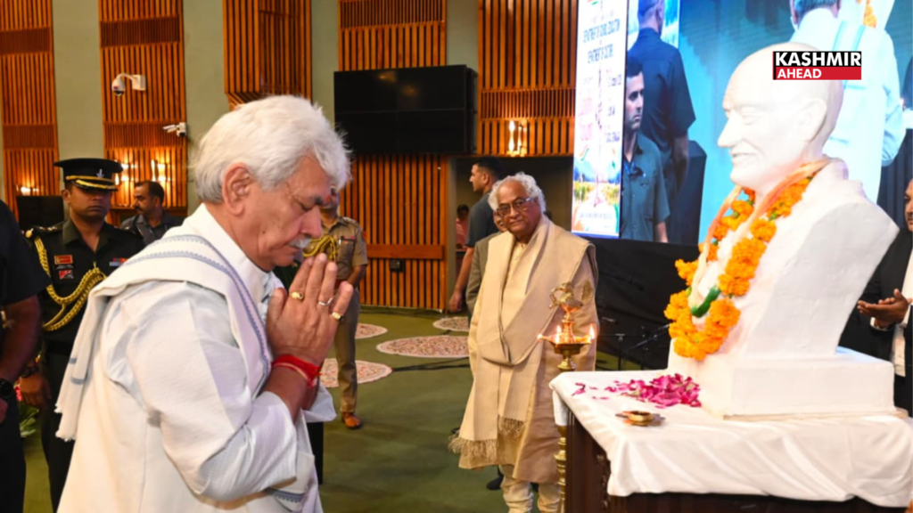 LG Manoj Sinha pays tribute to Mahatma Gandhi, says technology must serve humanity and inclusivity