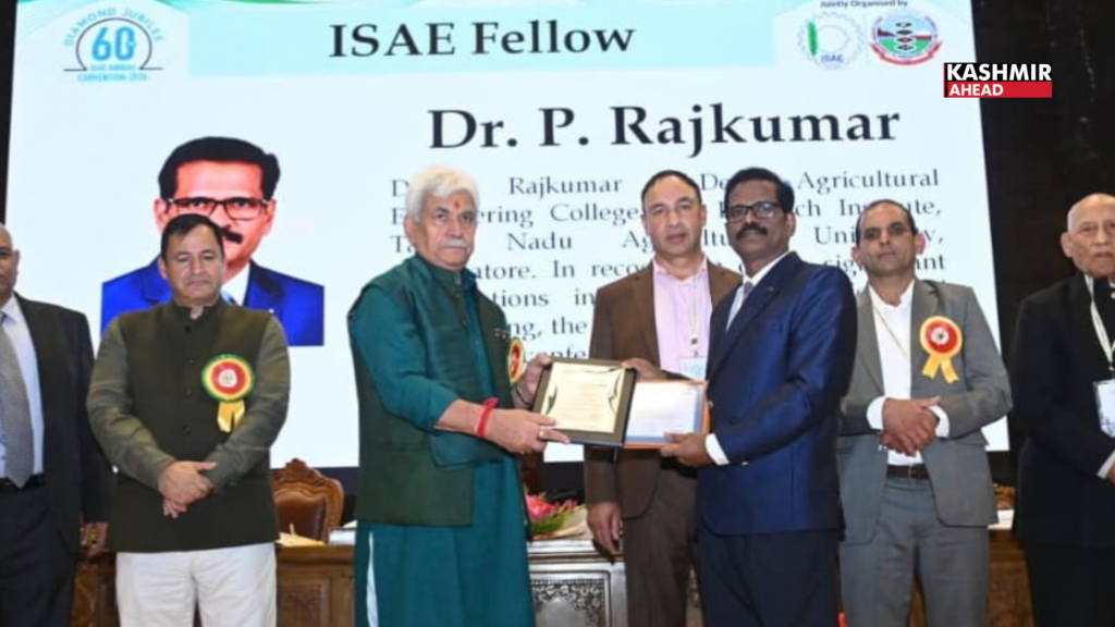 J&K LG Manoj Sinha attends International Symposium on AI and Robotics in Srinagar