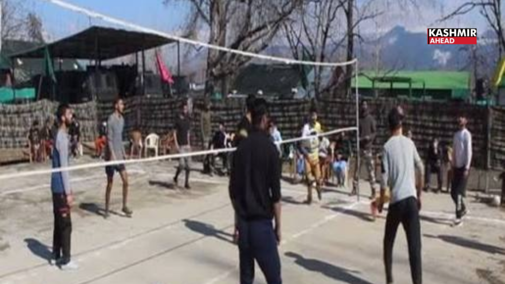 Army turns Volleyball final into drug-free message in Banihal