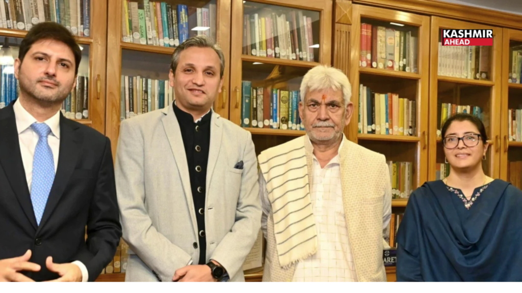 LG Manoj Sinha Interacts with 2011-Batch IFS Officers in Srinagar, discusses global outreach