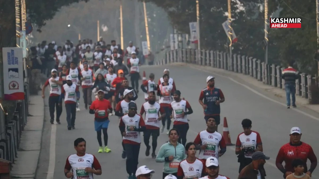 Kashmir International Marathon draws 1,807 runners to the shores of Dal Lake