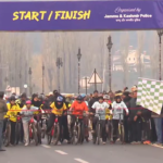 ADGP Nitish Kumar flags Off ‘Pedal Through Paradise’ cycle race in Srinagar