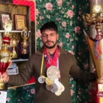 Pulwama’s Yasir Arafat Wani wins Gold,clinches Junior strongmen of India title