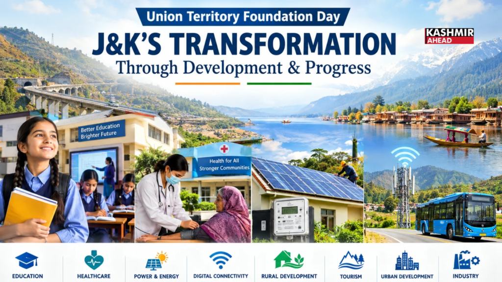 Union Territory Foundation Day: Jammu & Kashmir’s transformation through development and progress