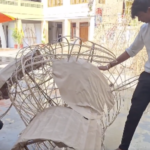 A beautiful example of Hindu-Muslim brotherhood in Jammu as artisans craft Dussehra effigies together