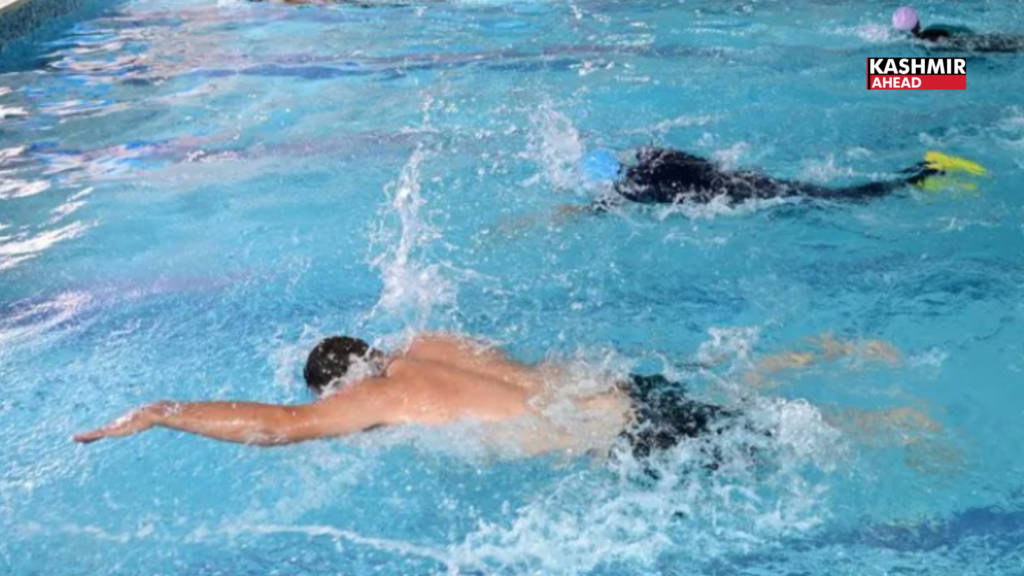 A historic dive: Kashmir gets its first olympic-sized swimming pool